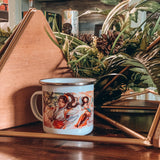 Strike the Zither Enamel Mug