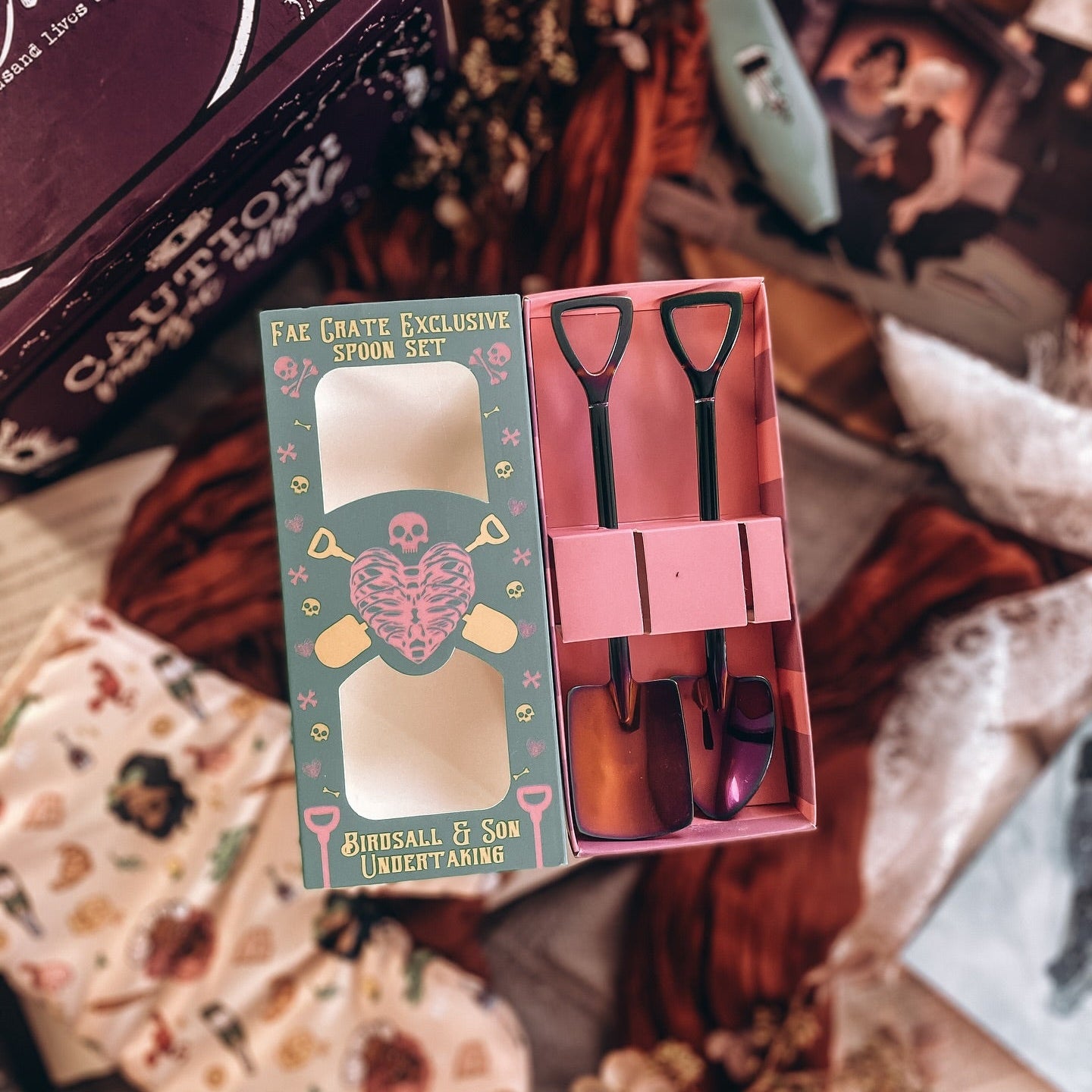 The Undertaking of Mercy & Hart Spoon Set